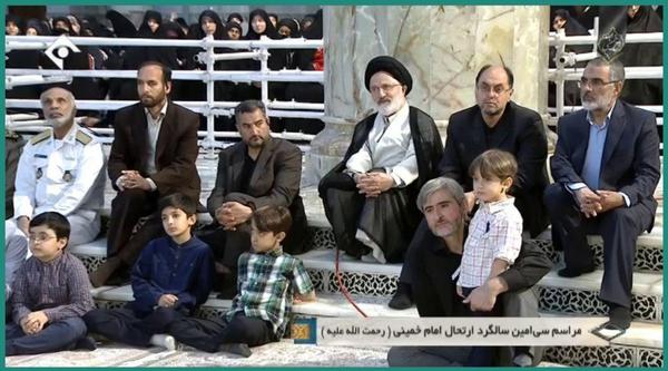 نوه&zwnj;های رهبر انقلاب در حرم امام خمینی(ره) +عکس