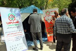 برپایی ۱۰ پایگاه سیار کنترل فشار خون در قوچان