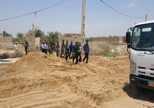 مشکلات روستای حمدان سلجه زیر ذره بین سرپرست فرمانداری حمیدیه