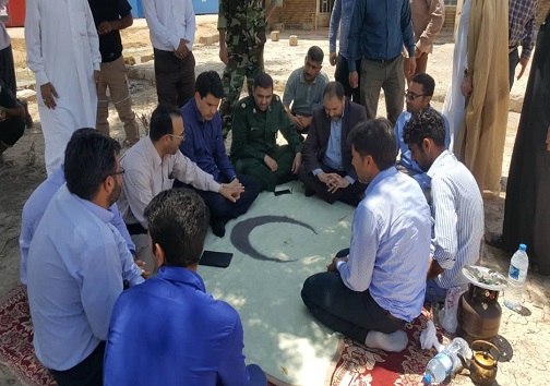 مشکلات روستای حمدان سلجه زیر ذره بین سرپرست فرمانداری حمیدیه