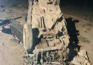 فوت کودک ۶ ساله در اثر واژگونی خودرو پژو پارس در محور سنخواست به جاجرم