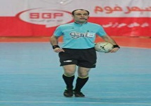 قضاوت محرابی افشار در رقابت‌های فوتسال جام باشگاه‌ها