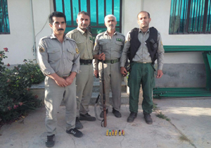 دستگیری شکارچیان غیرمجاز در کیاسر