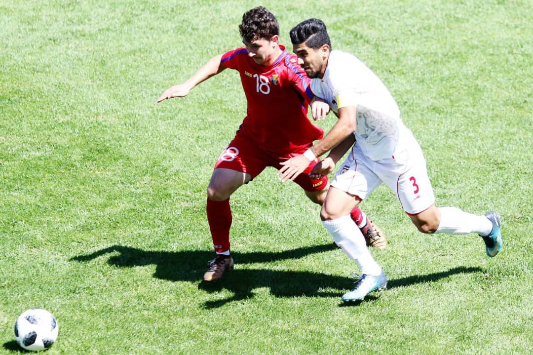 جوانان فوتبال ایران مولداوی را شکست دادند
