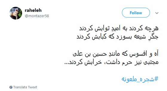 #شجره_ملعونه /دیر نباشد که انتقام هتک حرمت قبور بقیع را خواهیم گرفت +تصاویر