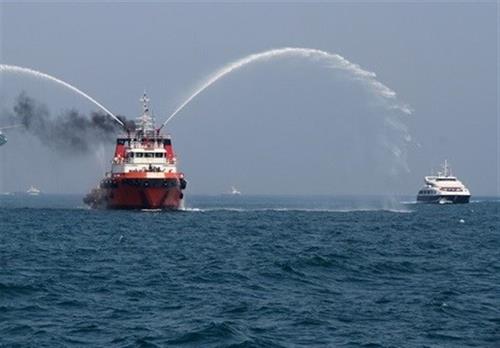 پنج مصدوم آتش‌سوزی سکوی شماره ٩ پارس‌جنوبی درمان شدند