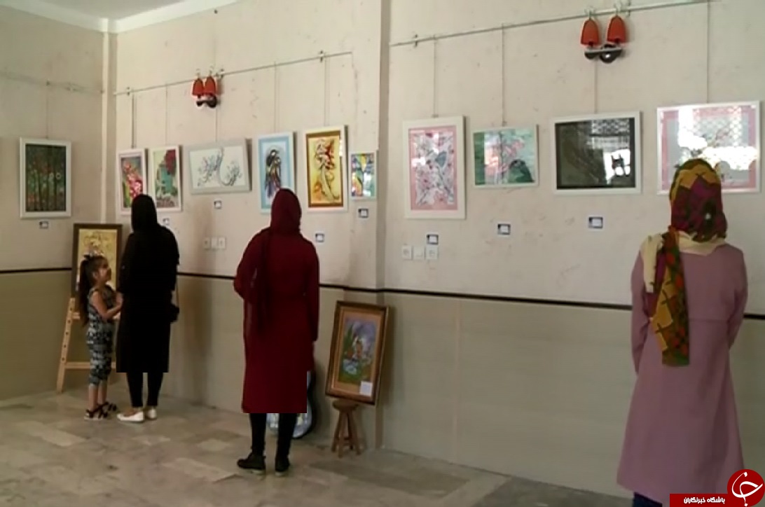 نمایشگاه نقاشی درشهرستان محلات