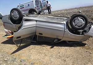 ۶۰ درصد سوانح جاده&zwnj;ای همدان واژگونی خودرو است