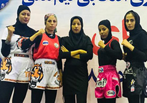 کسب ۲ مدال برنز توسط بانوان موی تای کار هرمزگانی
