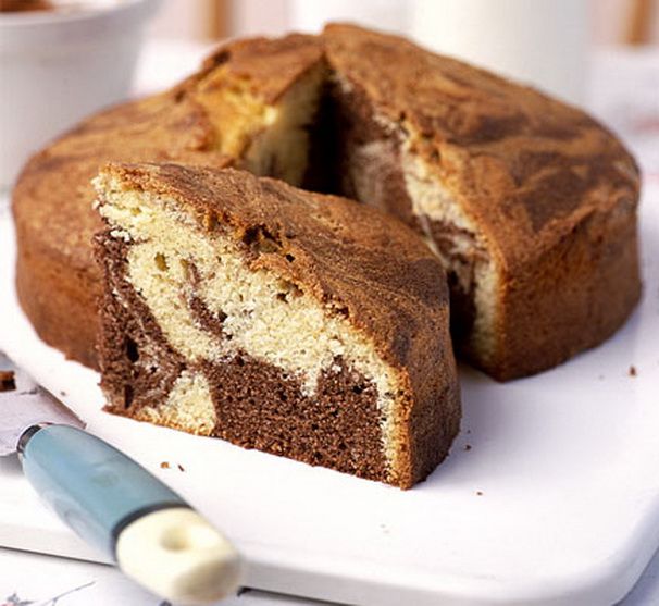  نان موزی با طرح شکلات مرمری + دستور تهیه