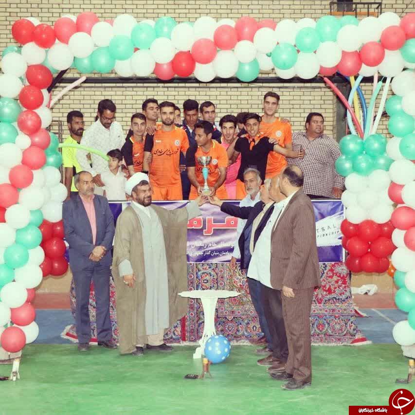 &rlm; &laquo;توان باتری&raquo; قهرمان رقابت&zwnj;های فوتسال جام رمضان در انار + تصاویر