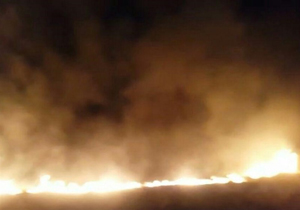 آتش‌سوزی مزارع چم گرداب پلدختر مهار شد
