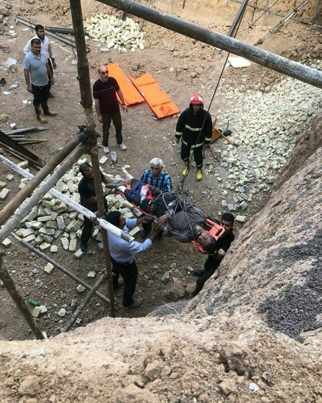 جان باختن یک نفر بر اثر ریزش آوار ساختمانی در شهر زنجان