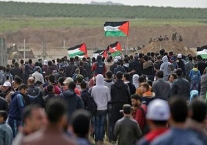 اصابت گلوله صهیونیست‌ها به سر امدادگر فلسطینی در نوار غزه