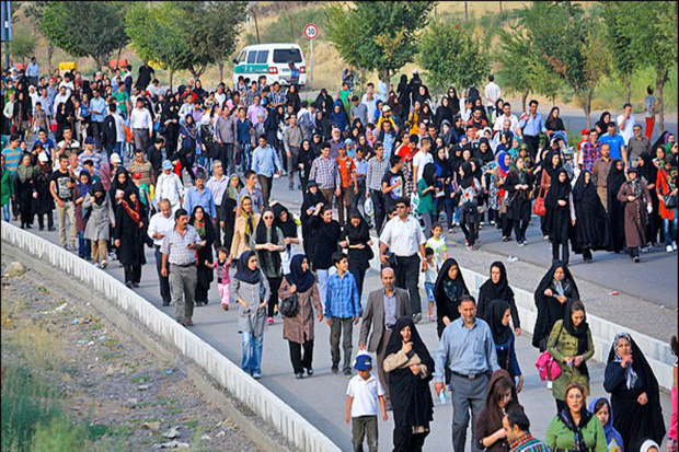 همایش پیاده روی خانوادگی در اراک