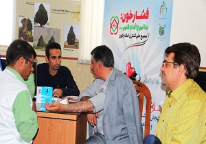 مشارکت مردم در اجرای طرح بسیج ملی کنترل فشار خون