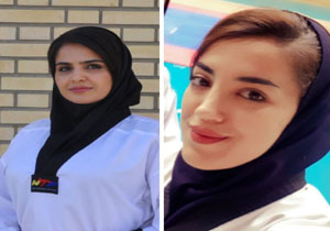حضور بانوان مهابادی در آزمون تکواندو