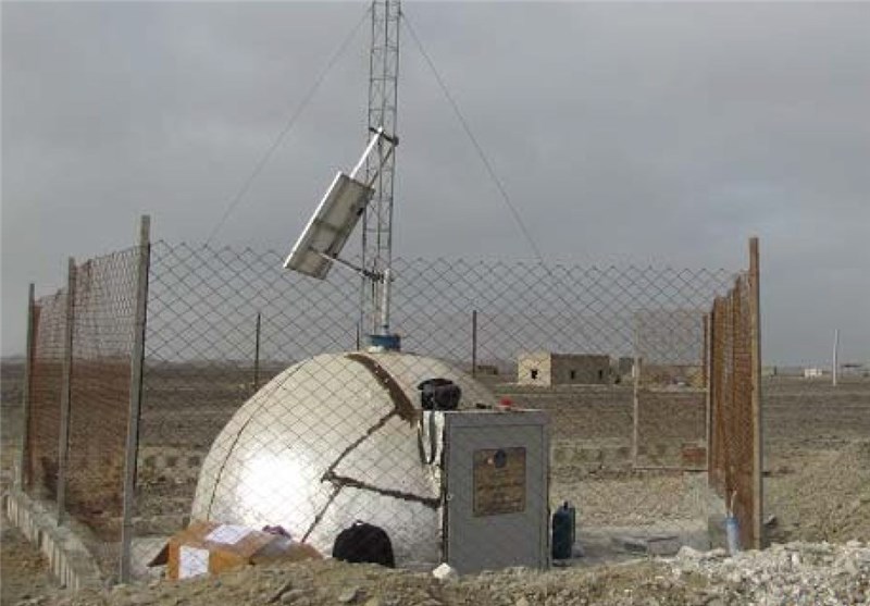 نصب دستگاه لرزه نگاری در شهرستان کوهبنان