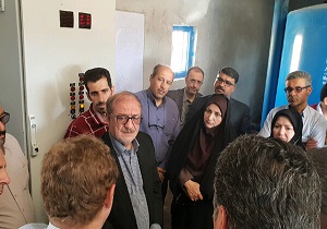 افتتاح طرح نوین آبیاری روستای خرم پشته در آبیک