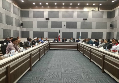 برگزاری جلسه پیشگیری، آمادگی و مقابله با آتش سوزی در مدیریت بحران استان خوزستان