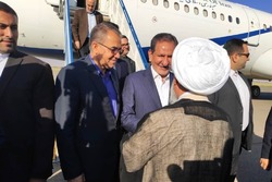 جهانگیری، وارد فرودگاه زنجان شد