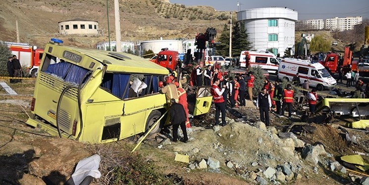گزارش کمیسیون آموزش درباره حادثه&nbsp; واژگونی اتوبوس در دانشگاه آزاد اسلامی