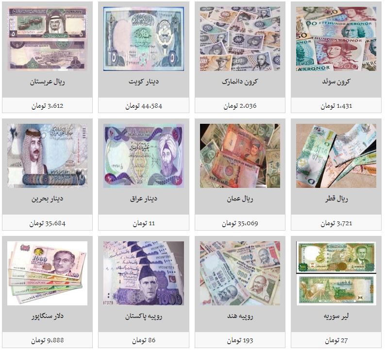 نرخ تمامی ارز&zwnj;ها در میانه هفته/ دلار به ۱۳ هزار ۳۵۵ تومان رسید