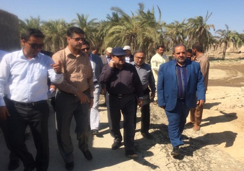 مناطق سیل زده شادگان زیر ذره بین رئیس بنیاد مسکن انقلاب اسلامی کشور