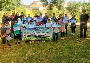 برگزاری مسابقه نقاشی "نه به سیگار" در هفتکل