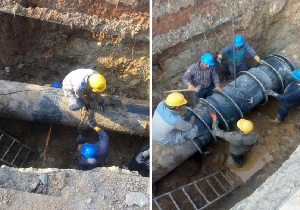 اصلاح و بازسازی خط انتقال آب شهرستان مهاباد