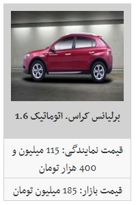 محصولات پارس خودرو چند قیمت است؟