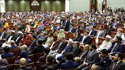 بگومگوی نمایندگان مجلس افغانستان بر سر انتخاب رئیس + فیلم