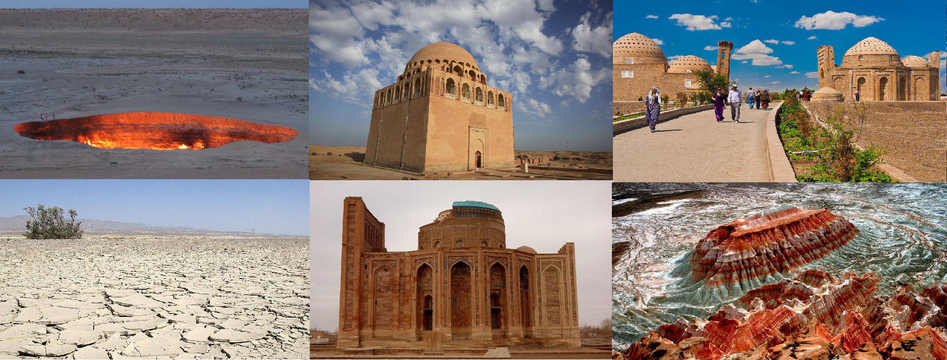 جاذبه&zwnj;های گردشگری ترکمنستان؛ از محل سقوط شهاب سنگ ۷ کیلومتری تا دره یانگیکالا+تصاویر