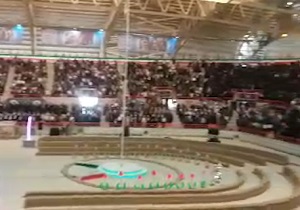 طنین لبیک یا خامنه‌ای در کنگره شهدا + فیلم