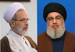 تشکر سید حسن نصرالله از آیت الله اعرافی