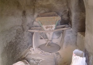 مرمت آسیاب قدیمی بین دو روستای حامی و رهن رود