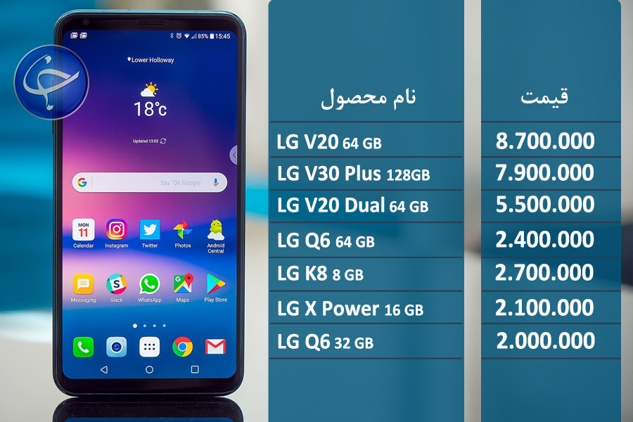 آخرین قیمت تلفن همراه در بازار (بروزرسانی ۱ تیر) +جدول