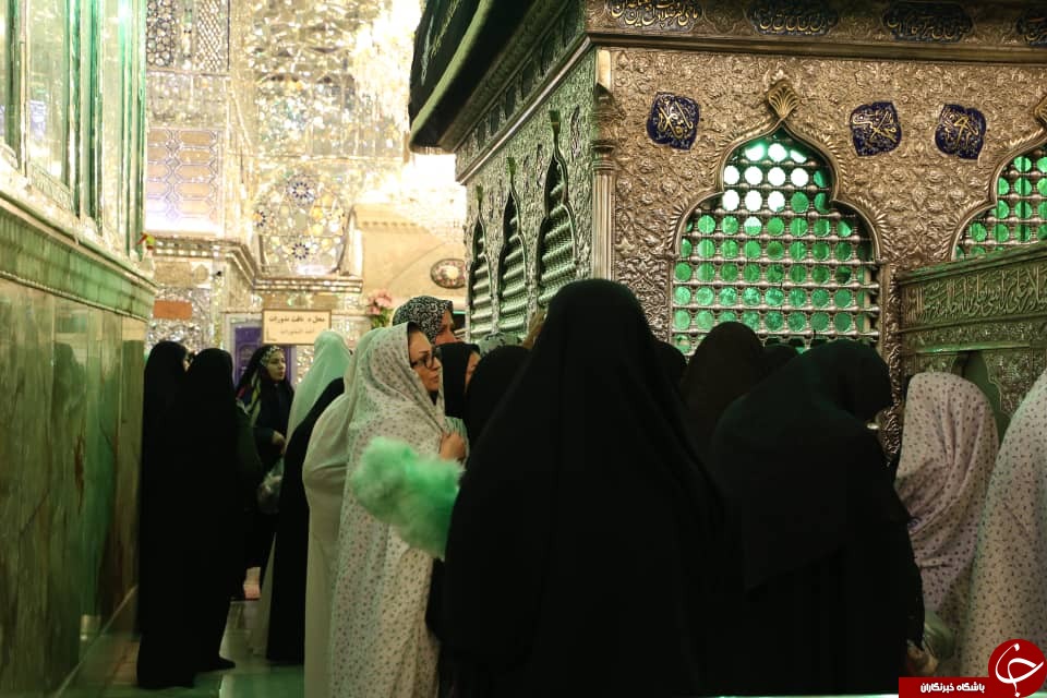 نوای الغوث الغوث در فارس طنین انداز شد/مراسم شب قدر در سومین حرم اهل بیت (ع) + تصاویر