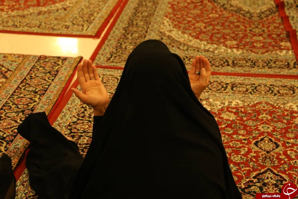 نوای الغوث الغوث در فارس طنین انداز شد/مراسم شب قدر در سومین حرم اهل بیت (ع) + تصاویر