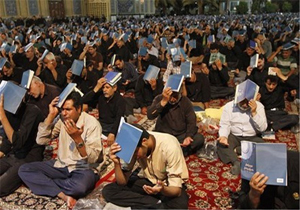 مراسم احیای شب قدر در خراسان شمالی برگزار شد