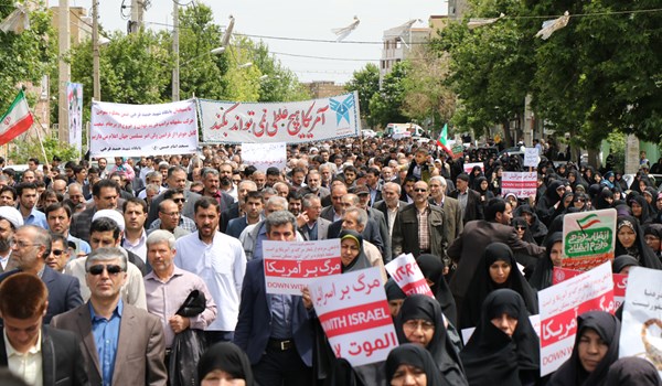 فریادی که تا آزادی فلسطین خاموش نخواهد شد/روز قدس فریاد بر نظام سلطه است