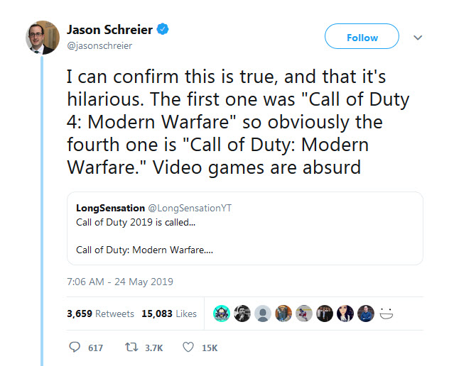نام نسخه جدید سری Call of Duty مشخص شد