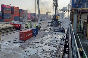 آتش&zwnj;سوزی و انفجار در بندر &laquo;لائم چابانگ&raquo; تایلند