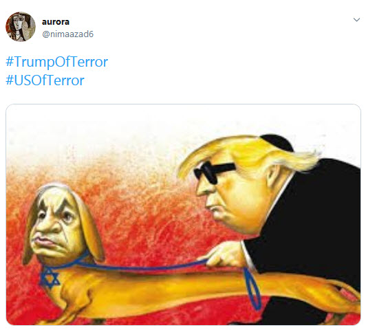 #usofterror/ خشم کاربران در اعتراض به تروریست خواندن ملت ایران توسط ترامپ
