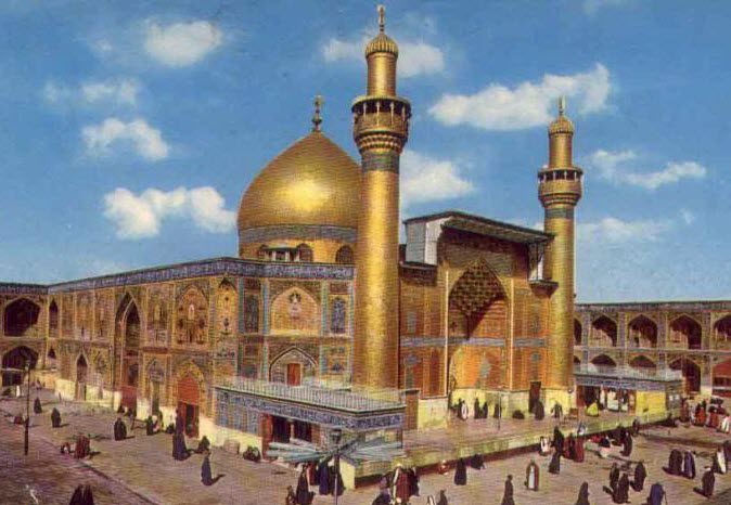 عکس هوایی از شهر نجف در حدود یکصد سال قبل