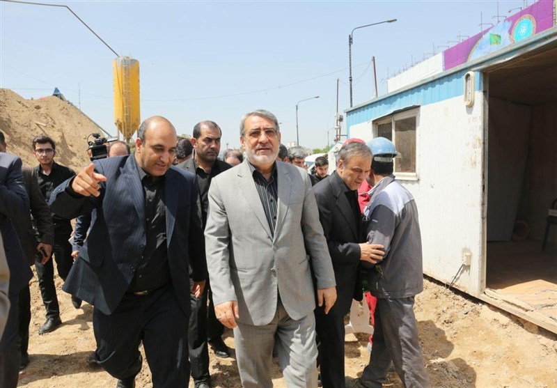 وزیر کشور از خطوط قطار شهری مشهد بازدید کرد+تصاویر