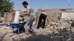 مردم سیل زده روستاهای خوزستان، زیر سایه مهر گروه‌های جهادی + فیلم
