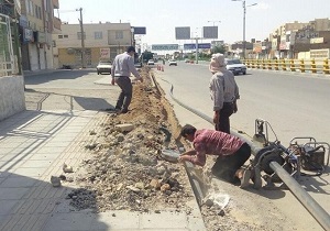 ۴ عدد کنتور آب شرب از سیستم آبیاری فضای سبز حذف شد