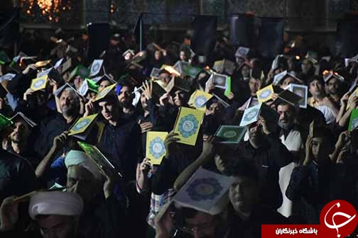 برگزاری مراسم احیای شب بیست و سوم ماه رمضان در گلستان + تصاویر