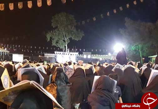 برگزاری مراسم احیای شب بیست و سوم ماه رمضان در گلستان + تصاویر